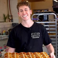 Morgan Hipworth has 1.1 million followers on TikTok and shares his recipes online.
