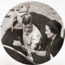King Edward VIII and Wallis Simpson on a shore excursion during their Mediterranean cruise of 1936. 