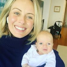 Sylvia Jeffreys and Oscar ahead of TV debut.