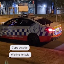 Kyle Sandilands ambushed by cops outside of studio