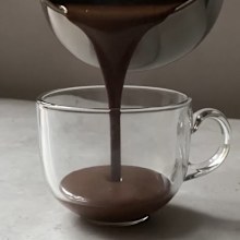 Thick hot chocolate