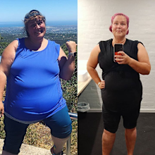 Cathy Sheargold regained the weight she'd lost.