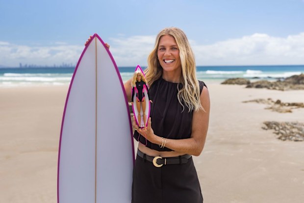 Stephanie Gilmore surfer immortalised as Barbie for Barbie Role Models International women's day 2026