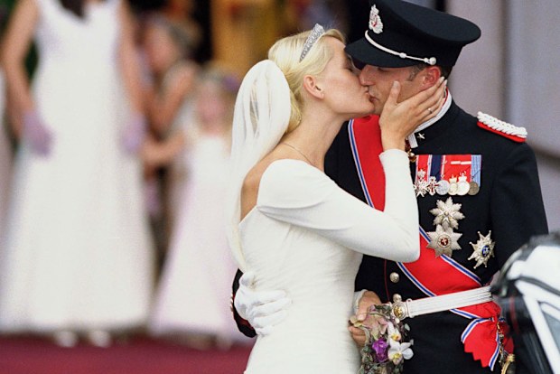 The Wedding Of Crown Prince Haakon Of Norway & Mette-Marit In Oslo in August 2001