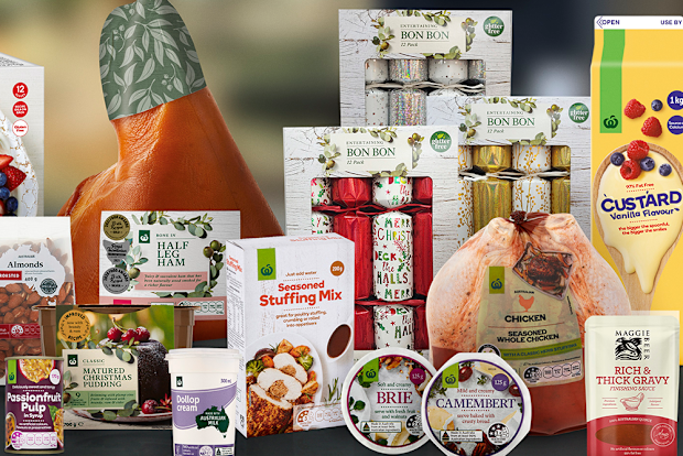 woolworths Christmas products that will be at the same prices or less than Christmas 2021