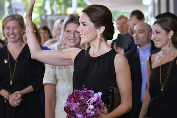 Crown Princess Mary of Denmark attends the official opening of Ole Lynggaard Flagship Store on October 25, 2013 in Sydney, Australia. Ole Lynggaard is a current royal warrant holder, a scheme that will be phased out by 2030.