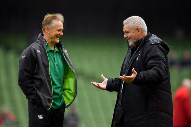 Ireland coach Joe Schmidt and Wales coach Warren Gatland in 2018.