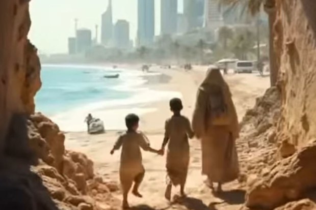 Donald Trump video of Gaza