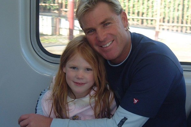 Brooke Warne and Shane Warne