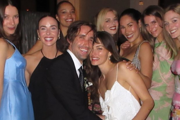 Phoebe Tonkin wedding Bernard Lagrange