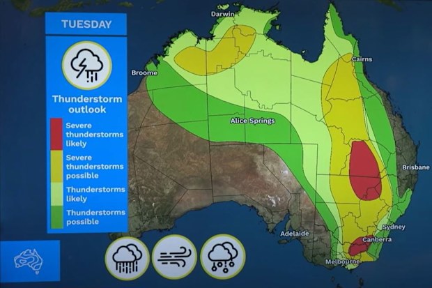 Eastern Australia will be battered with a fresh deluge of severe storms and heavy rainfall over the next few days.