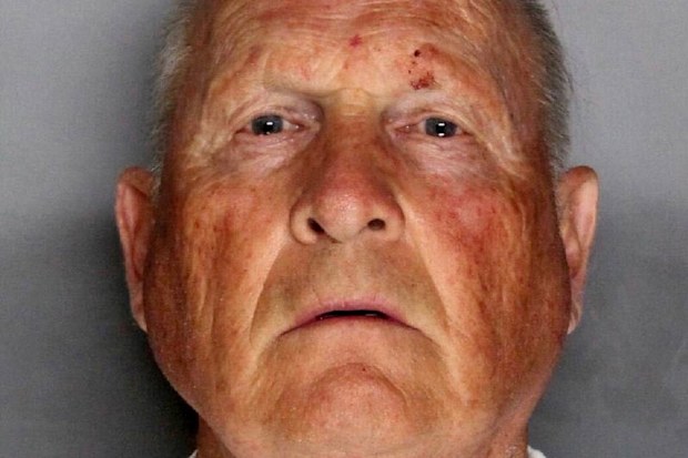 The booking photo of Joseph James DeAngelo, 74, in Sacramento, California. 