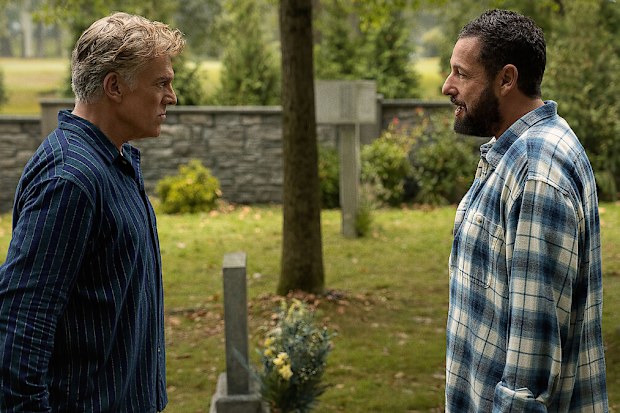 Christopher McDonald and Adam Sandler in Happy Gilmore 2