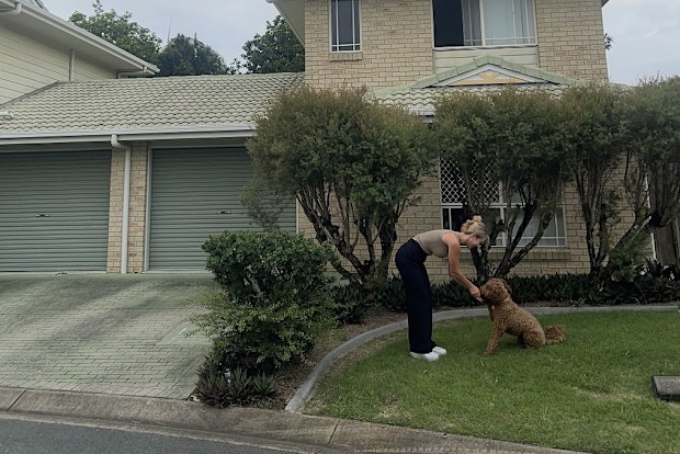Purchased home after renting bought dog