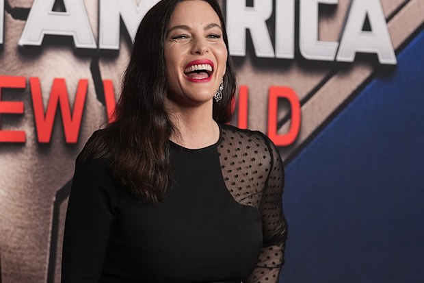 Liv Tyler at at the premiere of Captain America: Brave New World on Tuesday, February 11, 2025, at the TCL Chinese Theatre in Los Angeles. 