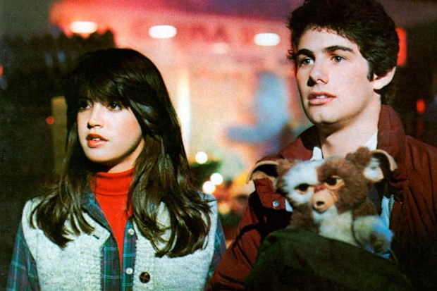 Gremlins stars Zach Galligan and Phoebe Cates.