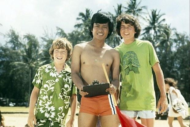 Patrick Adiarte, Christopher Knight, and Mike Lookinland in The Brady Bunch (1969)