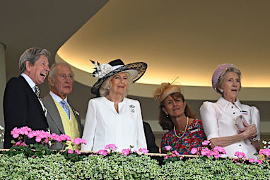 John Warren, King Charles III and Queen Camilla