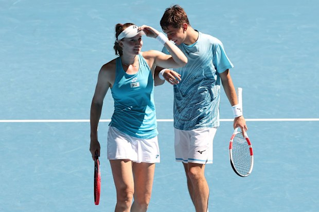 Elena Rybakina and Alexander Shevchenko.