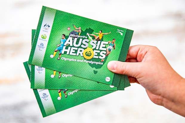 Woolworths collectable stickers