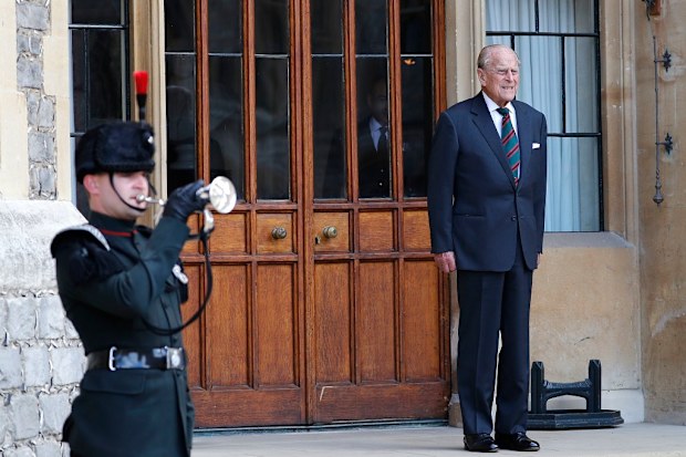 Prince Philip The Duke of Edinburgh at Windsor Castle for a ceremony for the transfer of the Colonel-in-Chief of the Rifles.