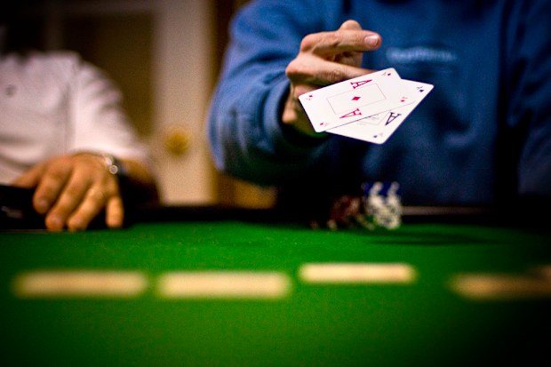 People playing card games at casinos