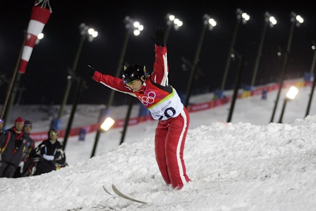 Camplin competing during the 2006 Winter Olympics.