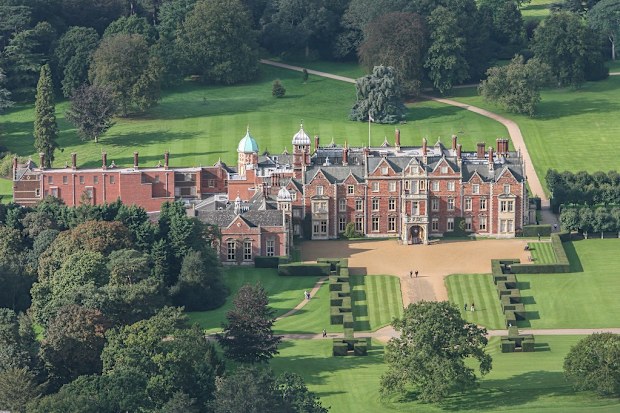 Queen Elizabeth II's Country resident, Sandringham Hall