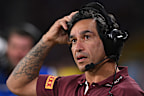 Johnathan Thurston reacts during game one of the Men's State of Origin series.