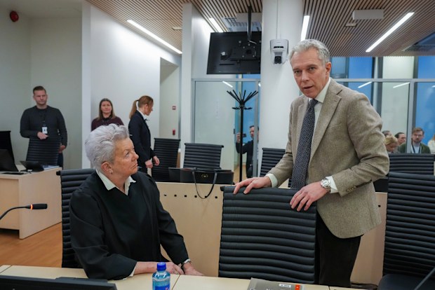 Defence attorneys Ellen Holager Andenaes, left, and Petar Sekulic