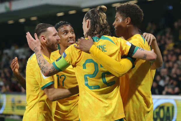 Sakarsos FIFA celebra a qualificação da Copa do Mundo de 2026.