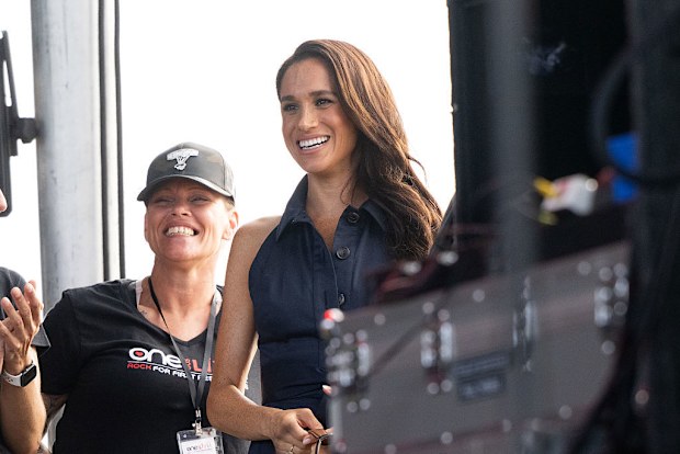 CARPINTERIA, CALIFORNIA - SEPTEMBER 20: Meghan Markle, Duchess of Sussex, attends the One805LIVE! 2025 concert benefiting first responders on September 20, 2025 in Carpinteria, California. (Photo by Scott Dudelson/Getty Images for ABA)