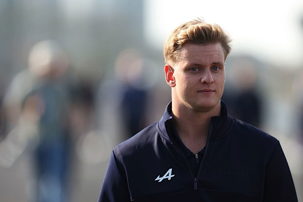 Mick Schumacher of Alpine Endurance Team looks on.