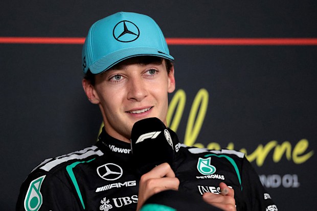 George Russell spoke on Lando Norris' quote about 'artificial' racing. 