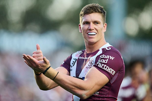 Reuben Garrick of the Manly Sea Eagles.