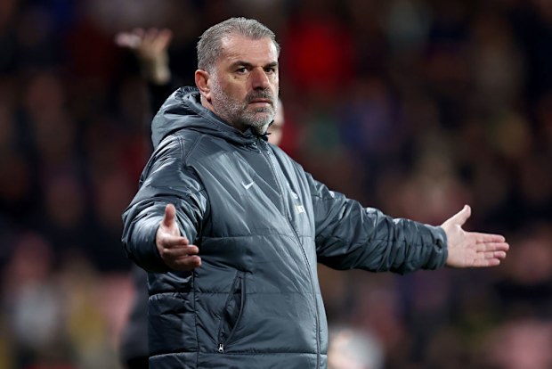 Head Coach Ange Postecoglou of Tottenham Hotspur.
