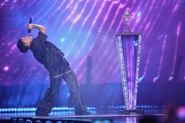 JJ from Austria performs the winning song "Wasted Love" 