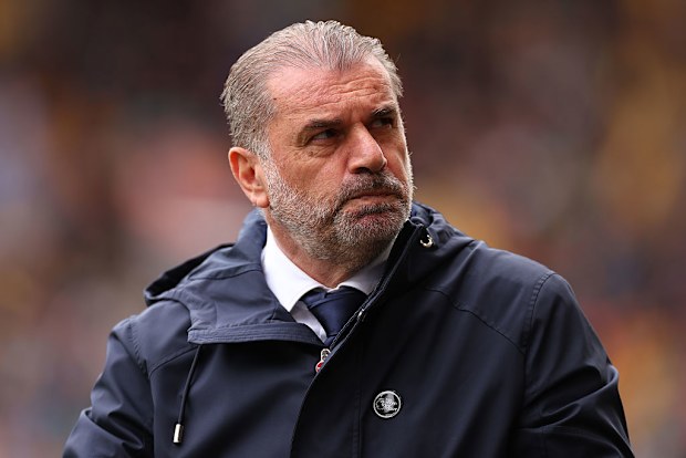 Ange Postecoglou, manager of Tottenham Hotspur.