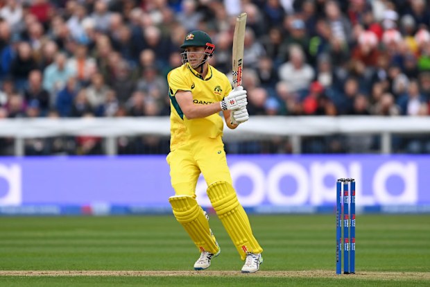 Cameron Green of Australia bats during the 3rd Metro Bank ODI between England and Australia.