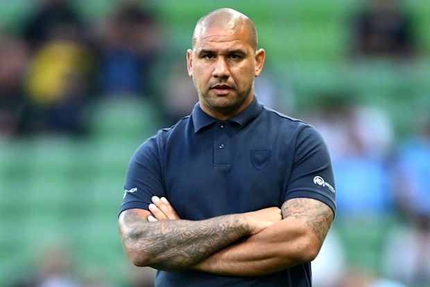 Patrick Kisnorbo the coach of Melbourne Victory.