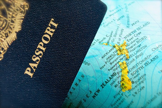 A New Zealand Passport in focus 