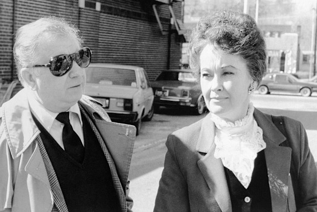 Ed and Lorraine Warren arrives at Danbury Superior Court Ion March 19, 1981, where a grand jury returned an indictment against Arne Cheyenne Johnson in the slaying of Alan Bono. 