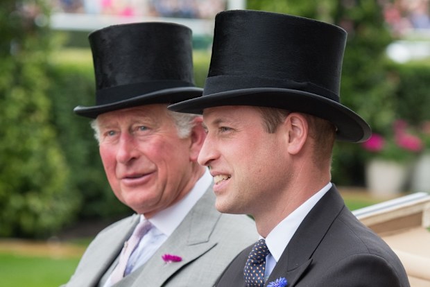 Prince Charles heir to the British throne with Prince William