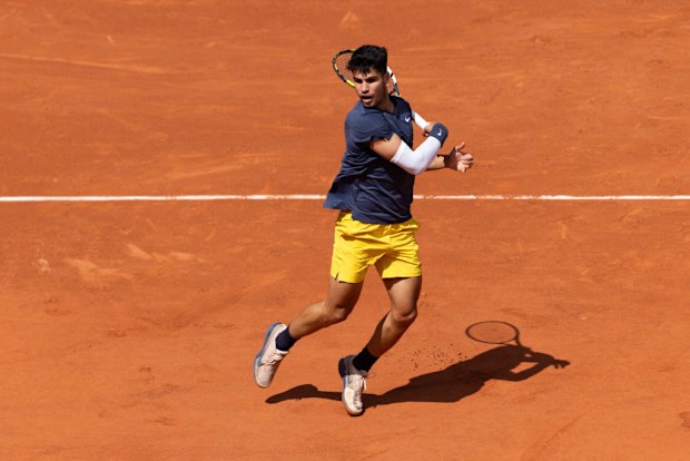 Carlos Alcaraz at the Roland Garros 2024. French Open Day One. 