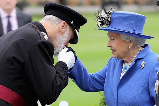 Prince Michael of Kent with the Queen