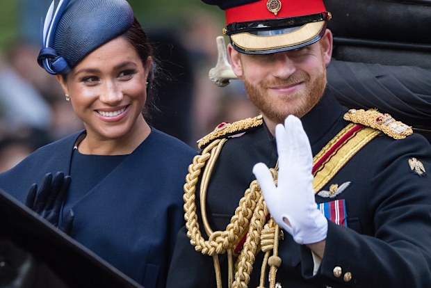 The Duke and Duchess at Trooping the Colour in 2019.