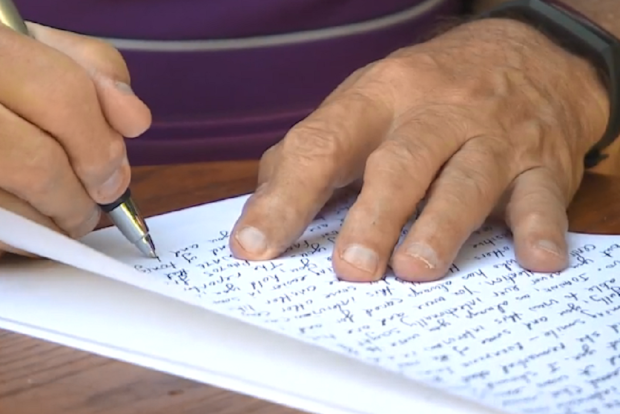 Man writes 190 letters to wife in nursing home.