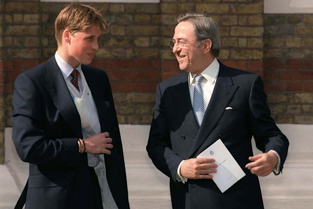 Prince William with King Constantine of Greece