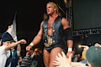 Sid Eudy, also known as Sid Vicious during his career with WWE, makes his entrance during Monday Night RAW at DCU Center on March 10, 1997 in Worcester, Massachusetts.