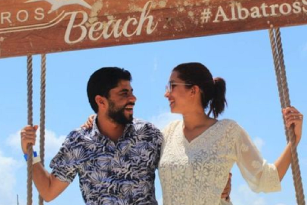 Khaled Mokhatar and Peri Abouzeid  honeymoon